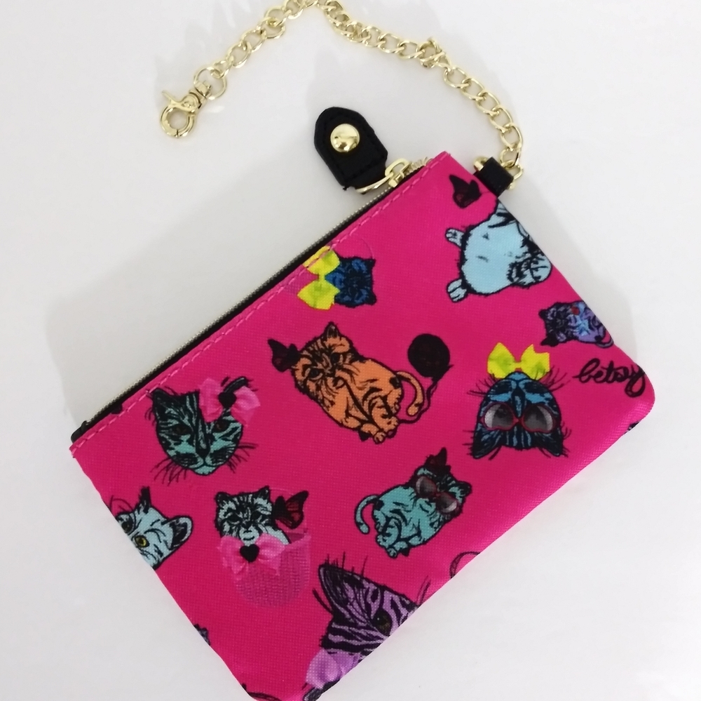 NWOT BETSEY JOHNSON CLUTCH POUCH BAG PURSE WALLET